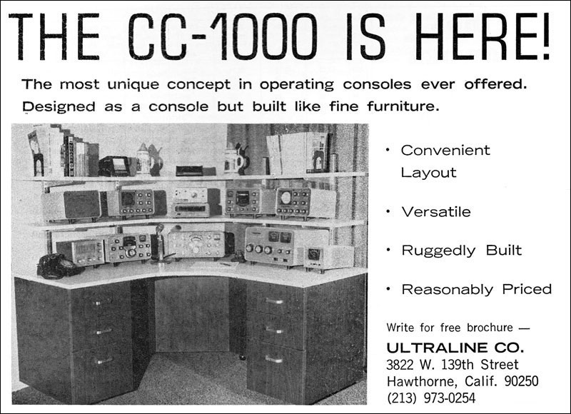 Ultraline CC-1000 console, 1973