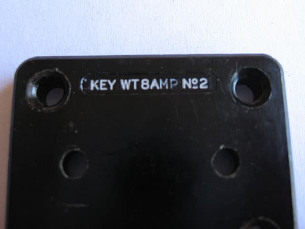 WT 8 Amp No. 2 military key