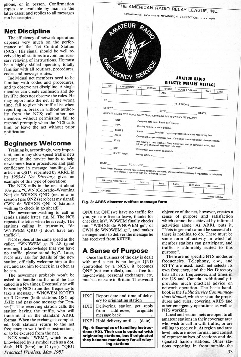 Practical Wireless magazine, March 19887