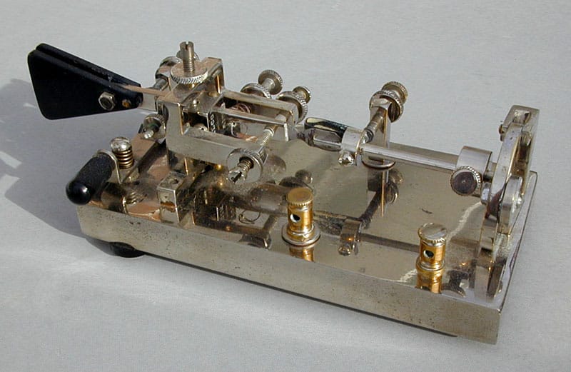 Wilcox semi-automatic telegraph key