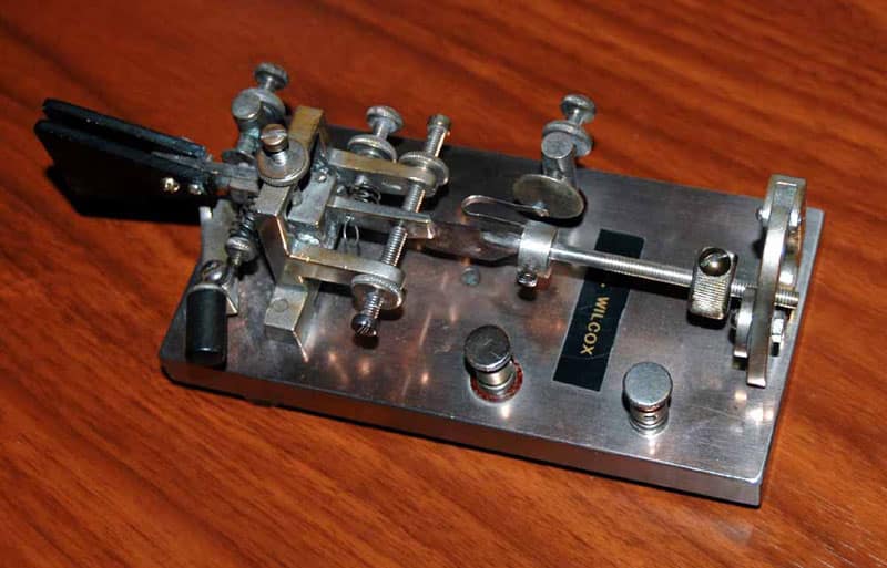 Wilcox semi-automatic telegraph key