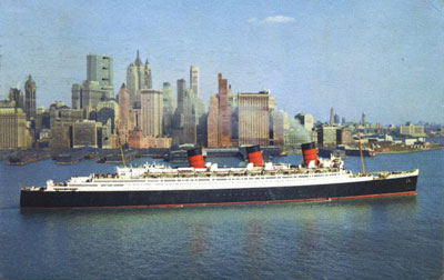RMS Queen Mary in New York, 1961