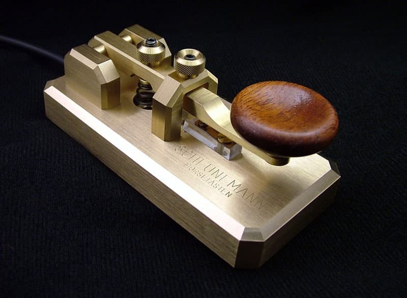 Scheunemann Morsetasten Kleine Handtaste telegraph key