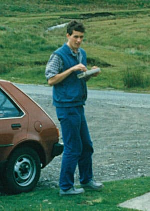 Gerard ZL2GVA c1985 in Wales
