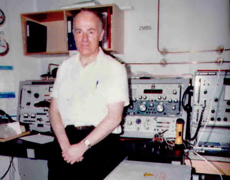 David Hopgood, Radio Officer aboard the inter-island ferry Arahura in the 1980s