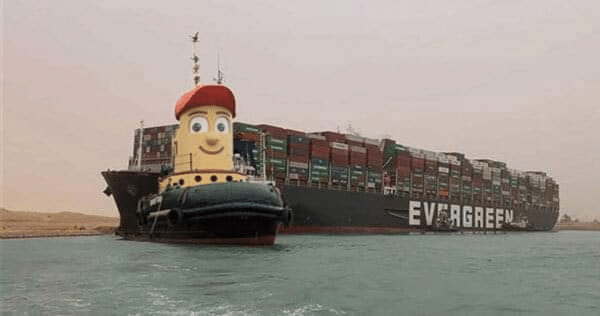 Theodore Tugboat rescues Ever Given
