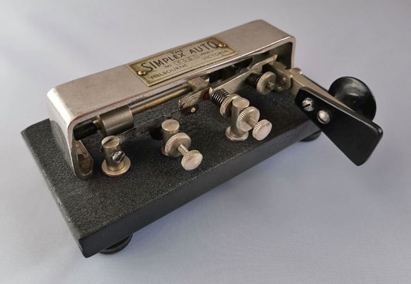 Simplex Auto telegraph key, 11th version