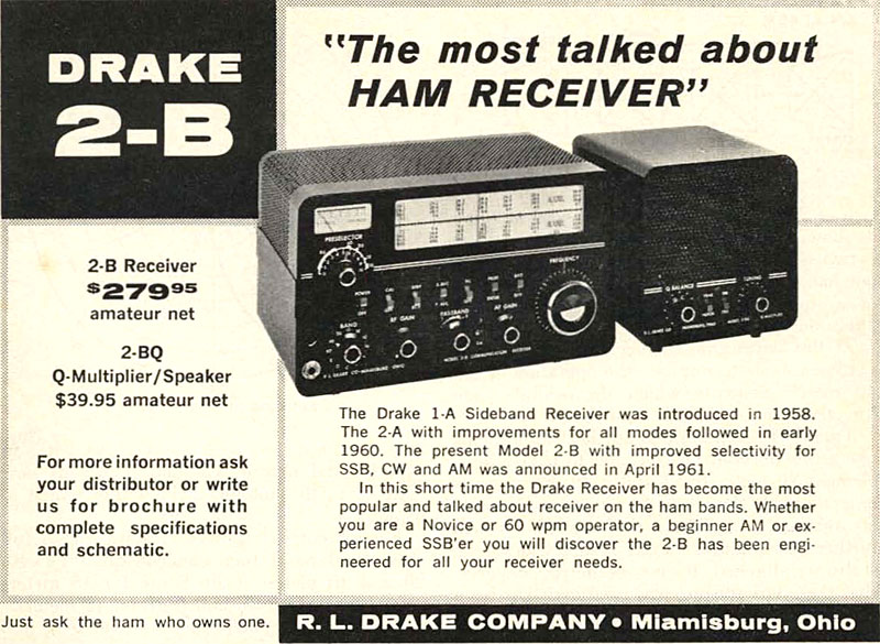 Drake 2B receiver advertisement
