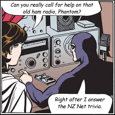 The Phantom does NZ Net trivia