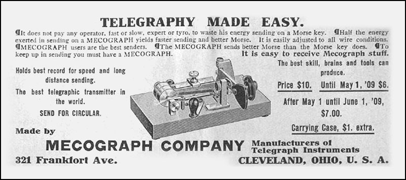 Mecograph advertisement