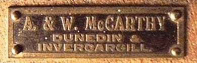 A&W McCarthy morse key label