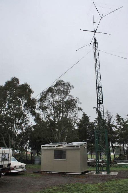 ZL2KS remote HF station at Brayshaw Park