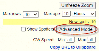 RBN new Advanced options button