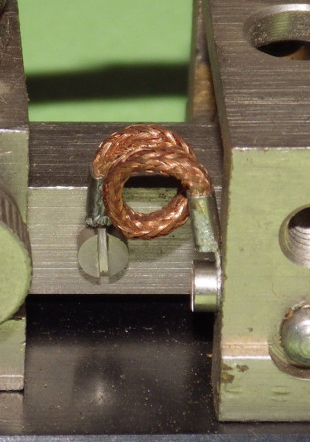 Bonding braid on a WT 8 Amp key