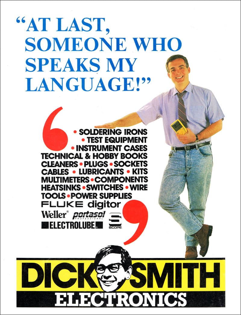 1992 advertisement for Dick Smith Electronics