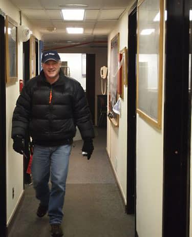 Bede McCormick at Palmer Station, Antarctica in 2011