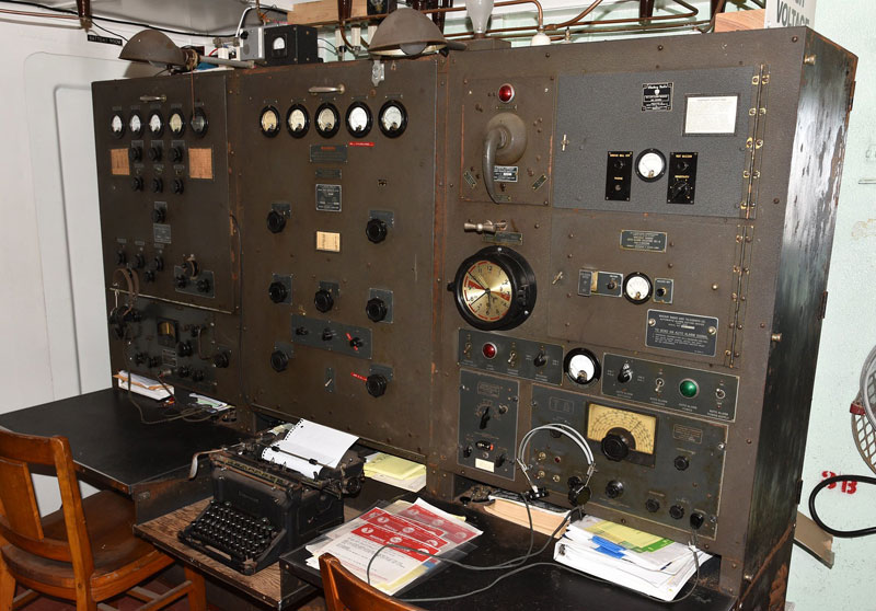 Radio room of SS Red Oak Victory