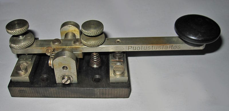 Finnish armed forces morse key