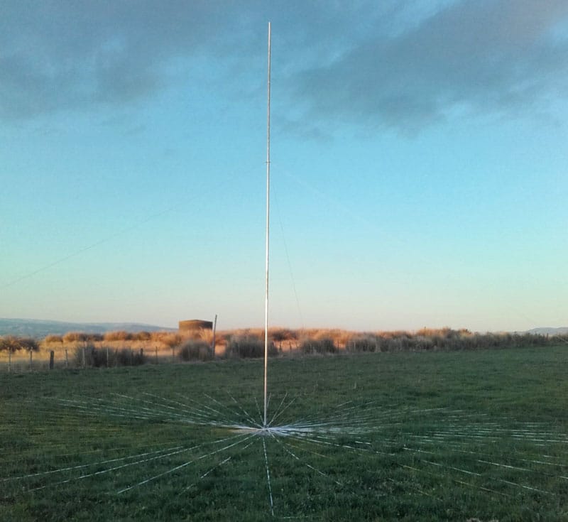 40m vertical antenna for ZL4AL, Branch 08, Eastern Southland