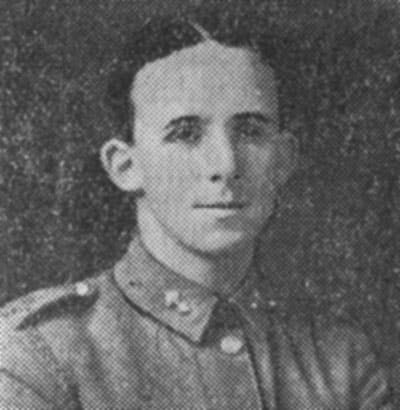 Frank Bell in his WW1 uniform, 1916