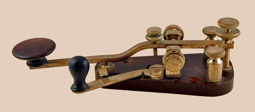 Acme steel lever telegraph key