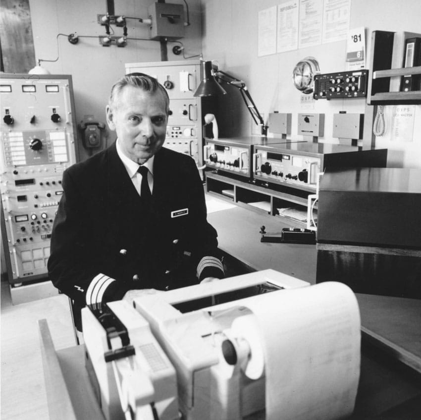 Radio Officer aboard container ship MV Lisa Maersk
