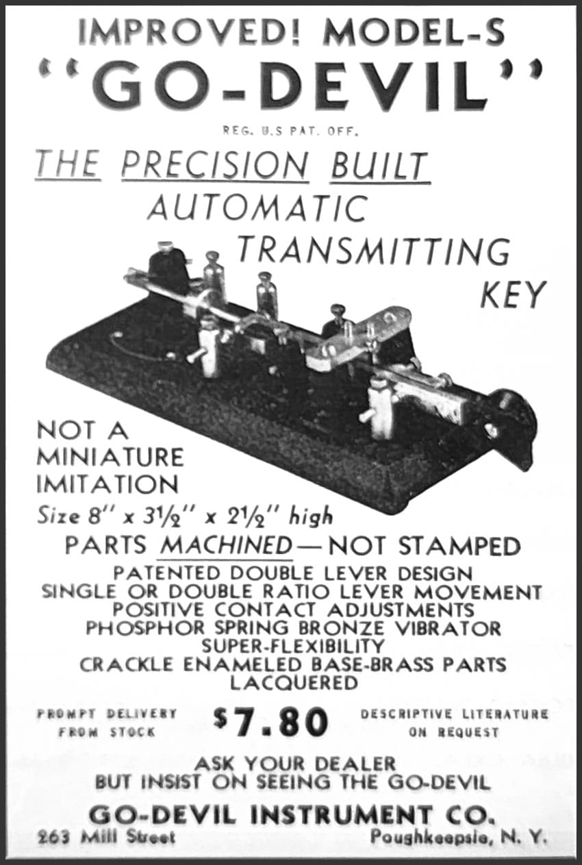 1935 advertisement for the Go-Devil bug made in Poughkeepsie NY