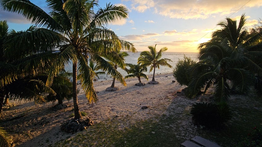 Beach in Rarotonga
