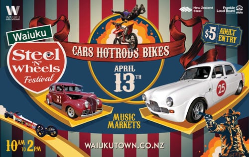 Advertising banner for Steel N Wheels 2025