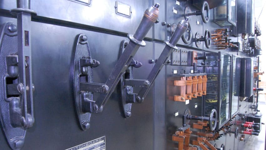 Switchboard at Grimeton Radio.