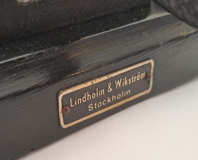 nameplate on Swedish PO key