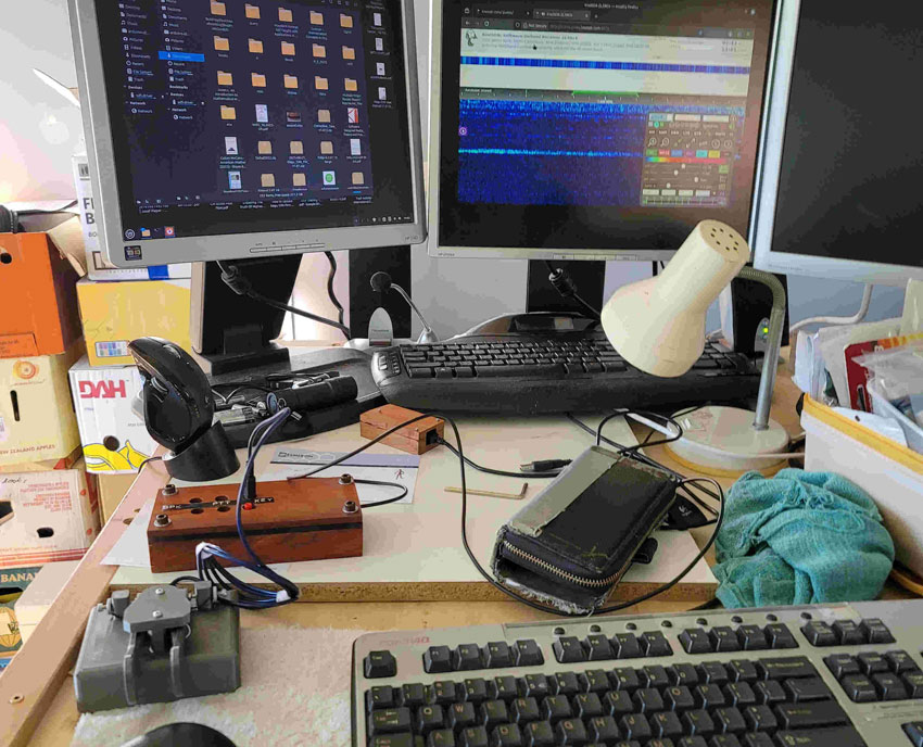 CW Hotline setup at ZL1ANY