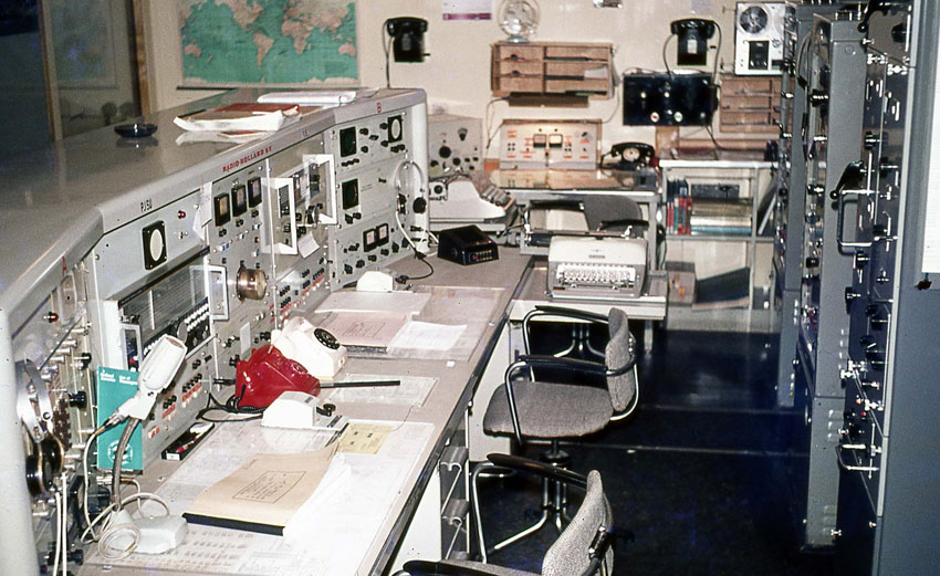Radio room, passenger liner SS Rotterdam