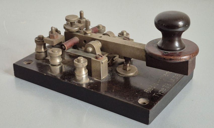 SINUS morse key made for Radio Holland